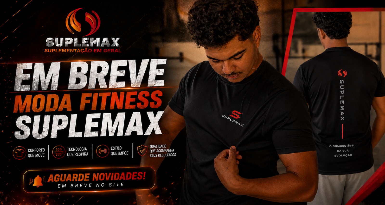 Promoção Camiseta SUPLEMAX