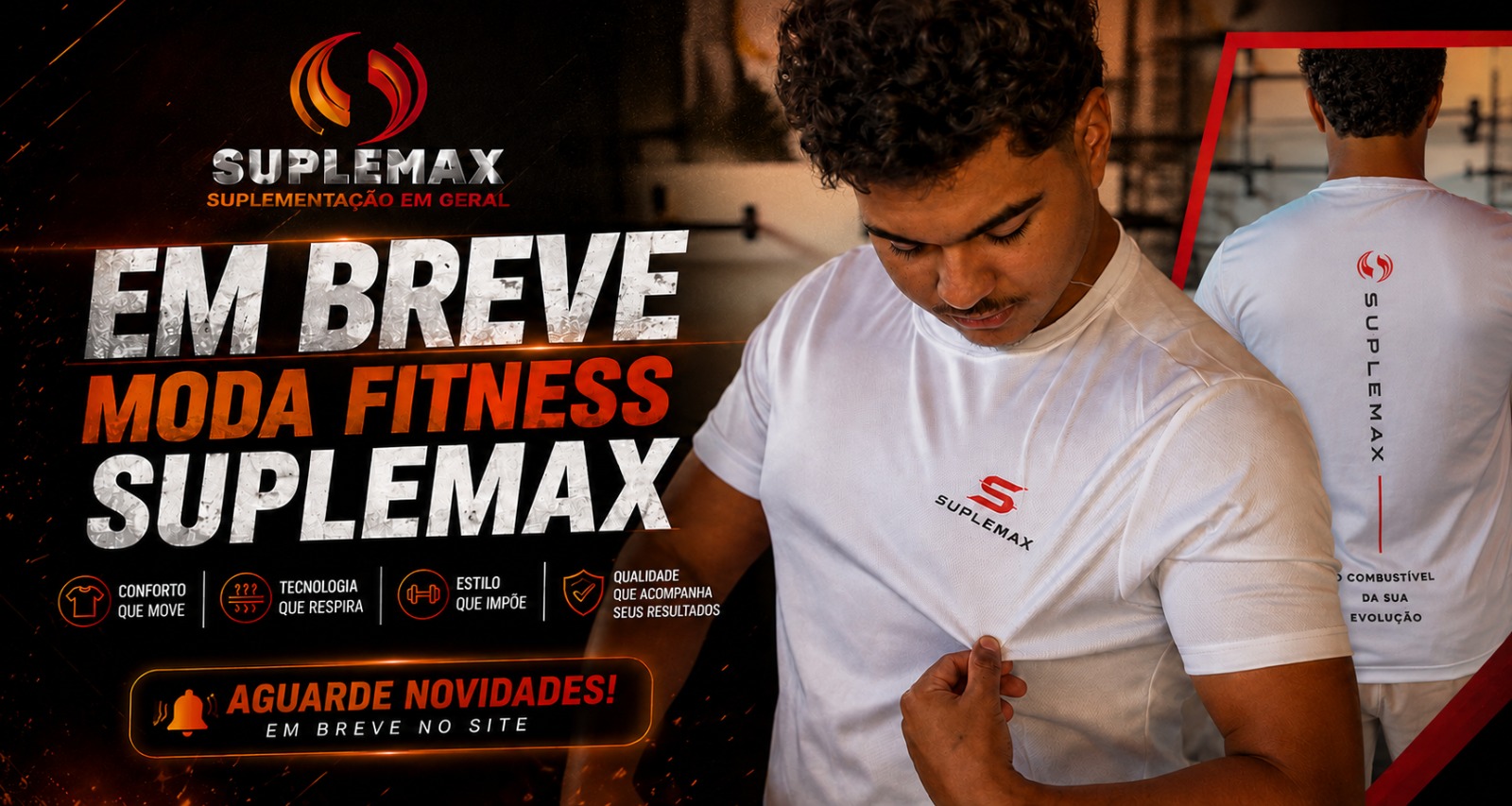 Promoção Camiseta SUPLEMAX